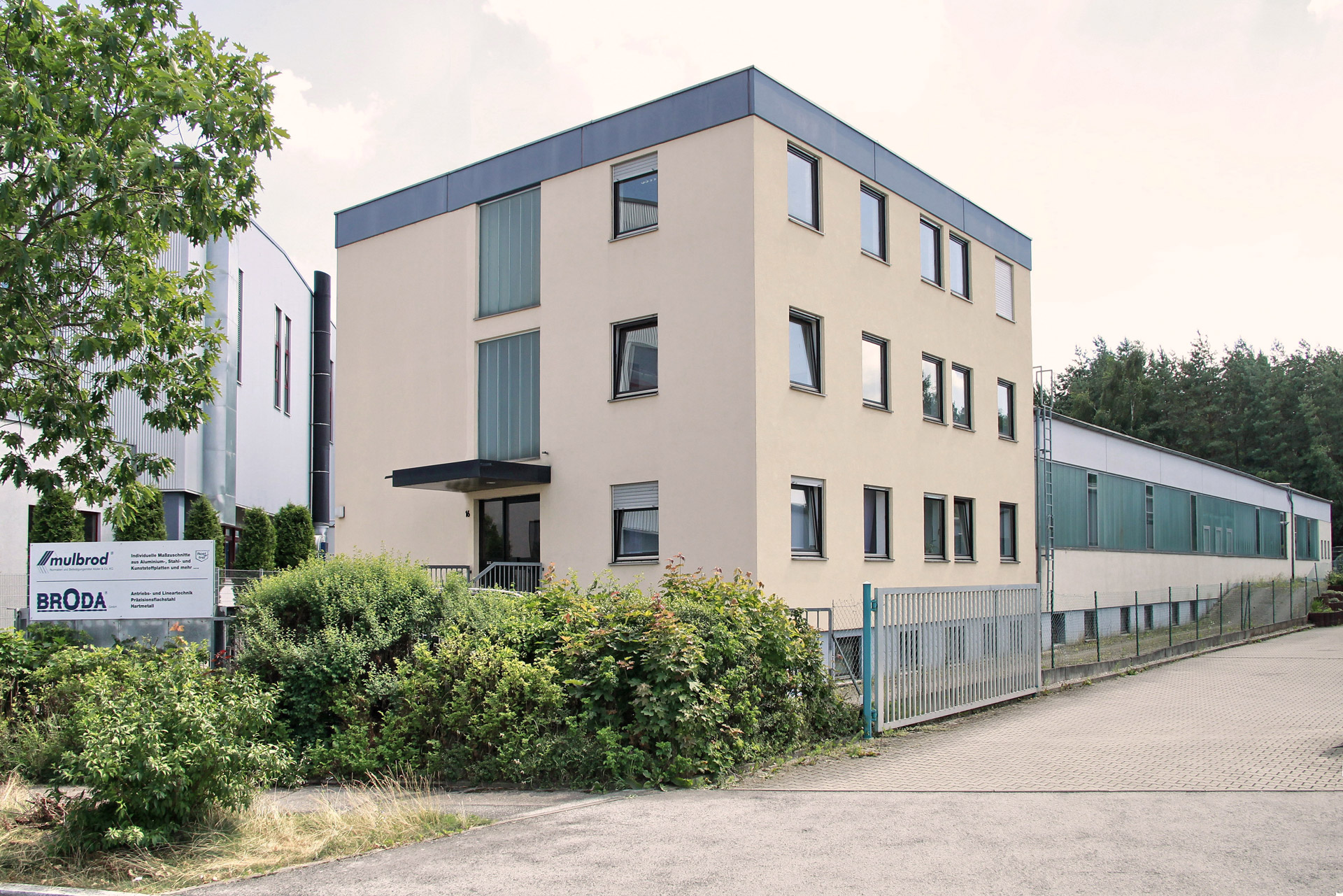 Detailansicht Firmengebäude